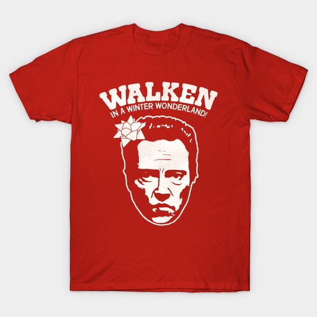 Walken in a Winter Wonderland T-Shirt by darklordpug